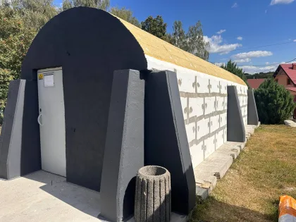 Підготовка бокової частини укриття до гідроізоляції
